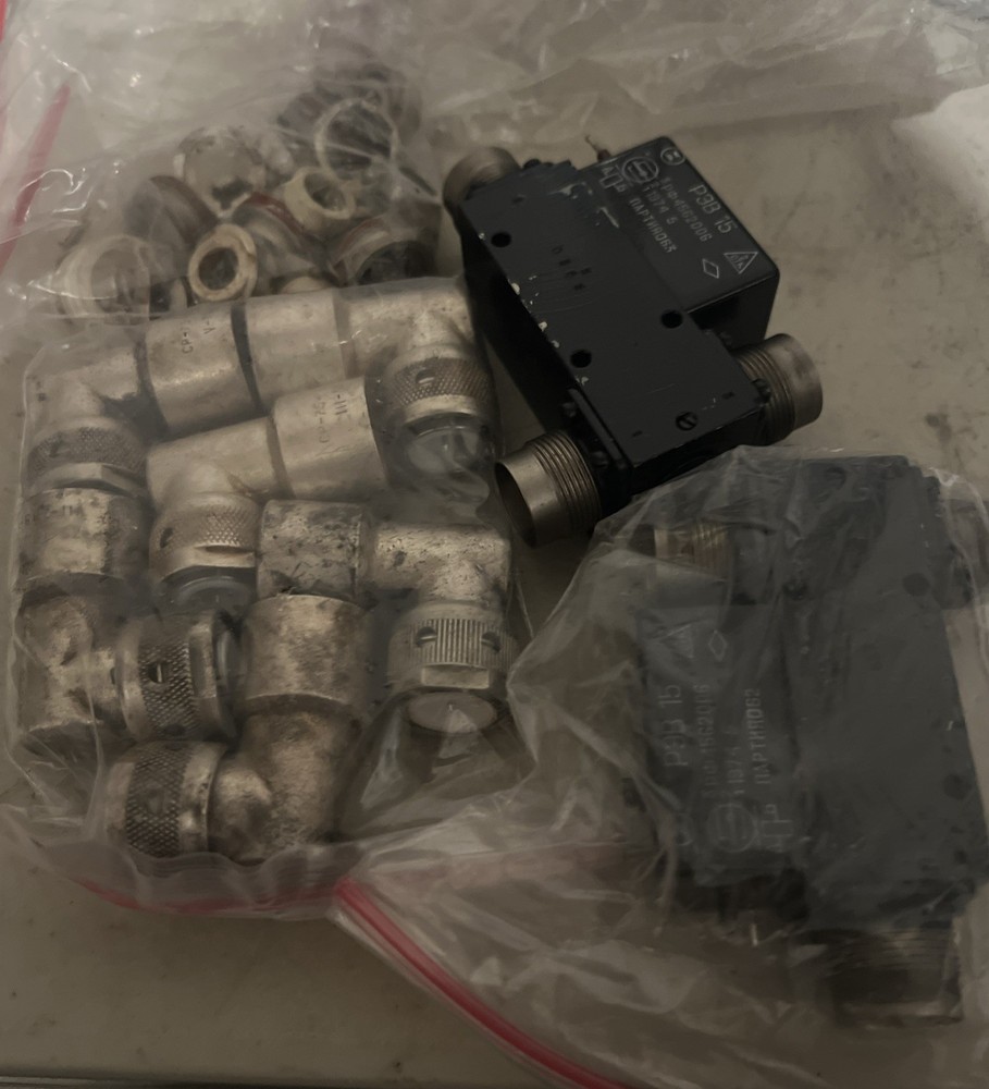 1 pcs Used Coaxial Antenna Relay REV-15 REW-15 PEB-15 with Connectors