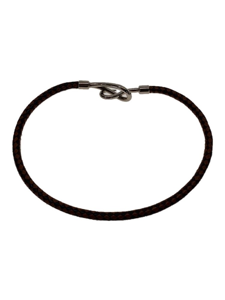 Hermes Brown Leather Bracelet for Men Model 2721