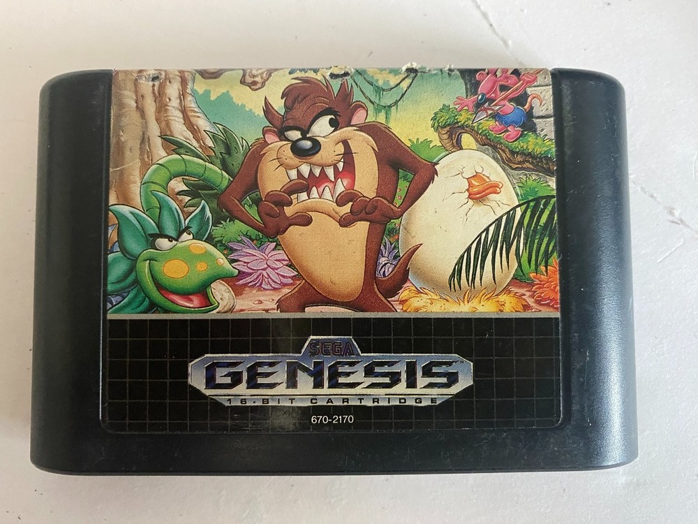Taz-Mania SEGA Genesis Video Game 16-Bit Classic Platformer