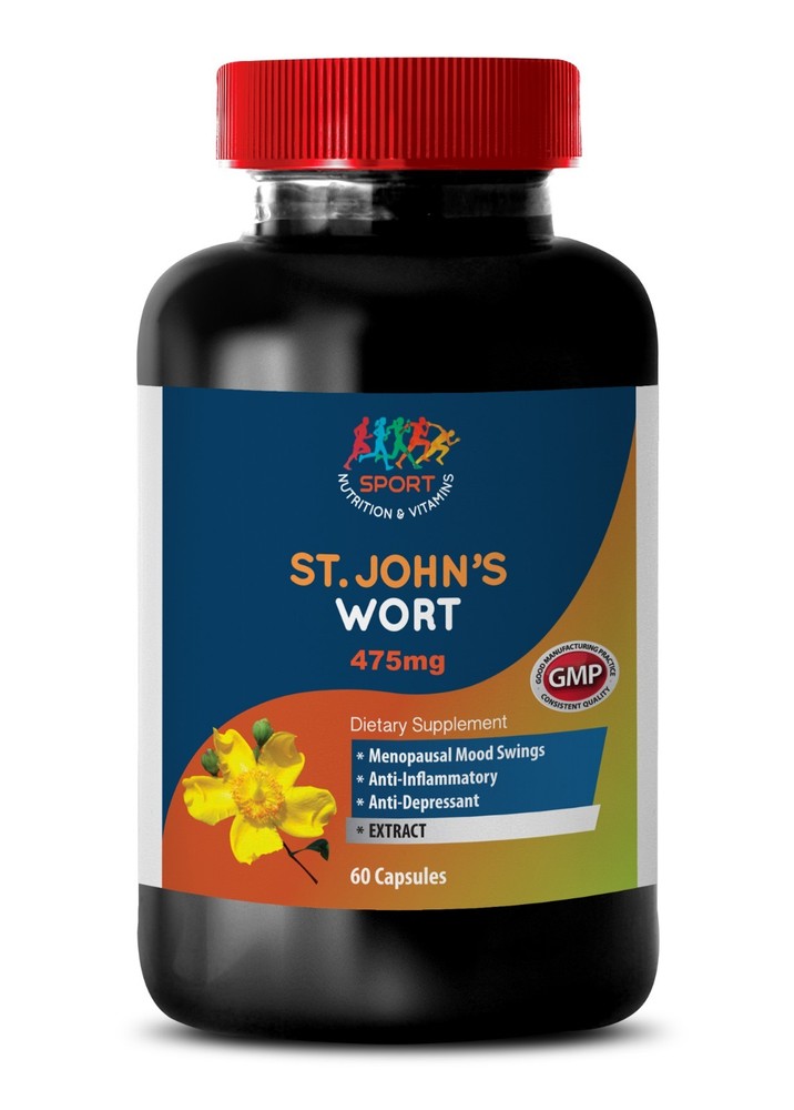 Great Mood - ST. JOHN'S WORT EXTRACT - Herb - Pure Ingredients - 1Bot 60Ct