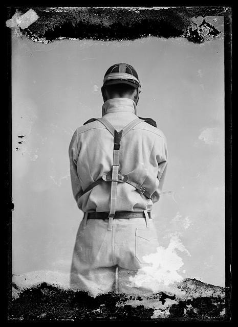 Photo:1900s Baseball Catcher Uniform Back View Vintage Photo Print
