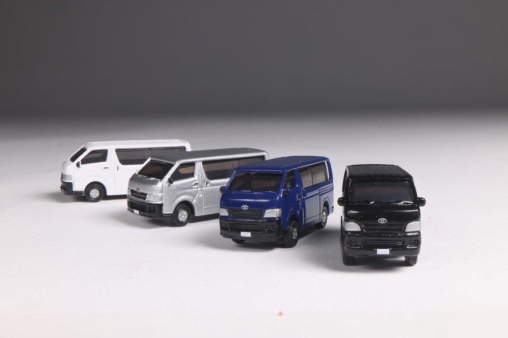 KATO N Scale Toyota Hiace Long 4 Cars Set 23-650 Railway Model Item