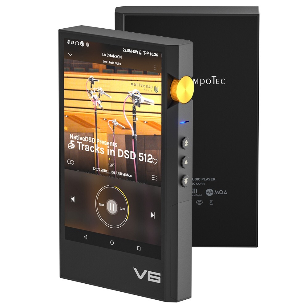 TempoTec V6 DAP Android HIFI Music Player MP3 （Open Box – No Original Packaging）