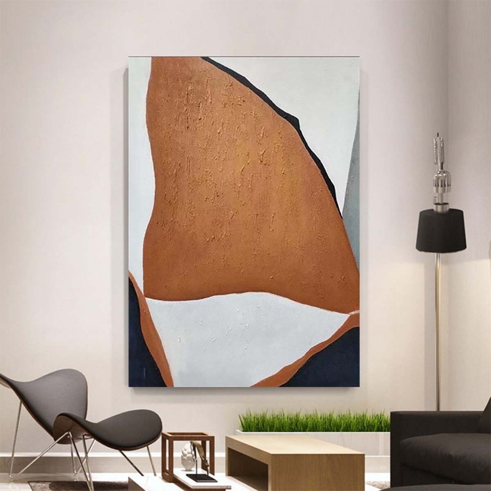 Custom Handmade Canvas Oil Painting Frameless Wall Art Decor Modern #477