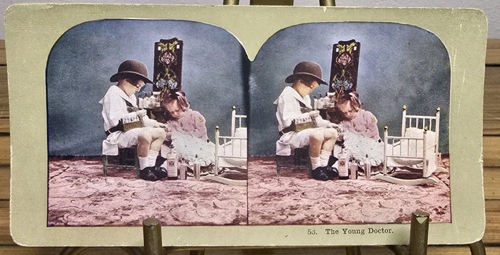 Antique Stereoview Card 