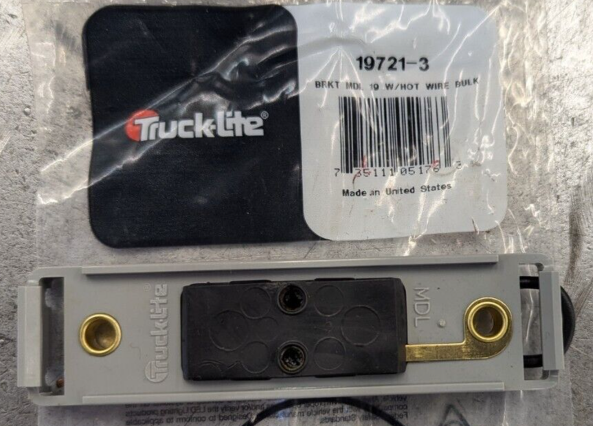 19721 Truck-Lite Base Mount Fits Model 19 Products Gray Mount Bracket W Hot Wire