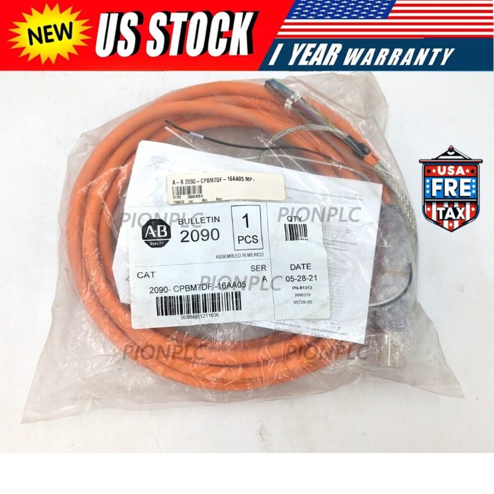 Allen Bradley 2090-CPBM7DF-16AA05 Motor Power Cable with SpeedTec   US Free TAX
