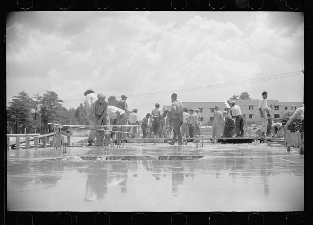 Construction at Greenbelt,Maryland,MD,Farm Security Administration,FSA,4