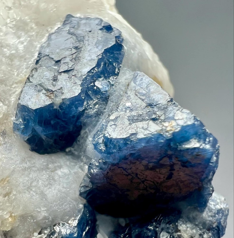 188 Gram Extremely Rare !!! Top Blue Spinel Crystal On Matrix From Skardu @PAK