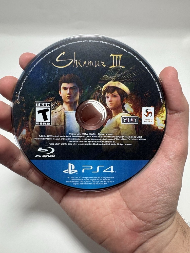 Shenmue III (Sony PlayStation 4, 2019) PS4 Tested