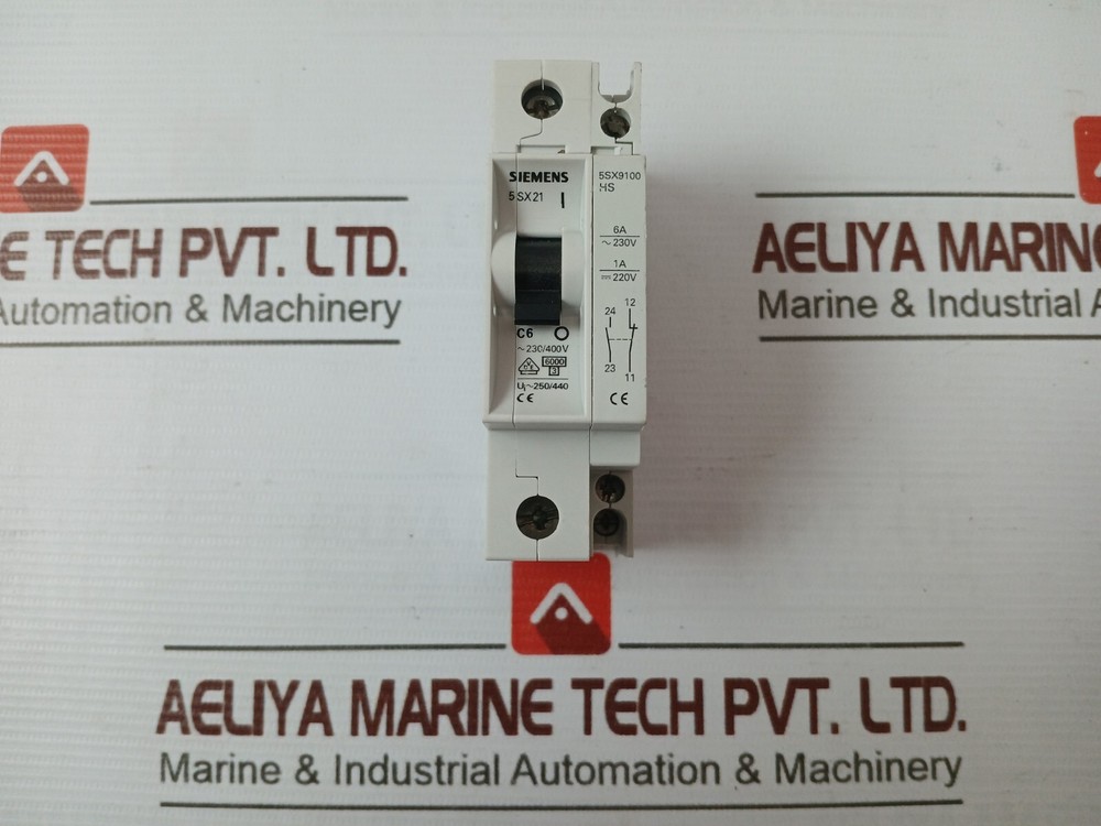 Siemens 5SX2 Circuit Breaker 230/400V 5SX9100 MAX 277V AC IEC 60898