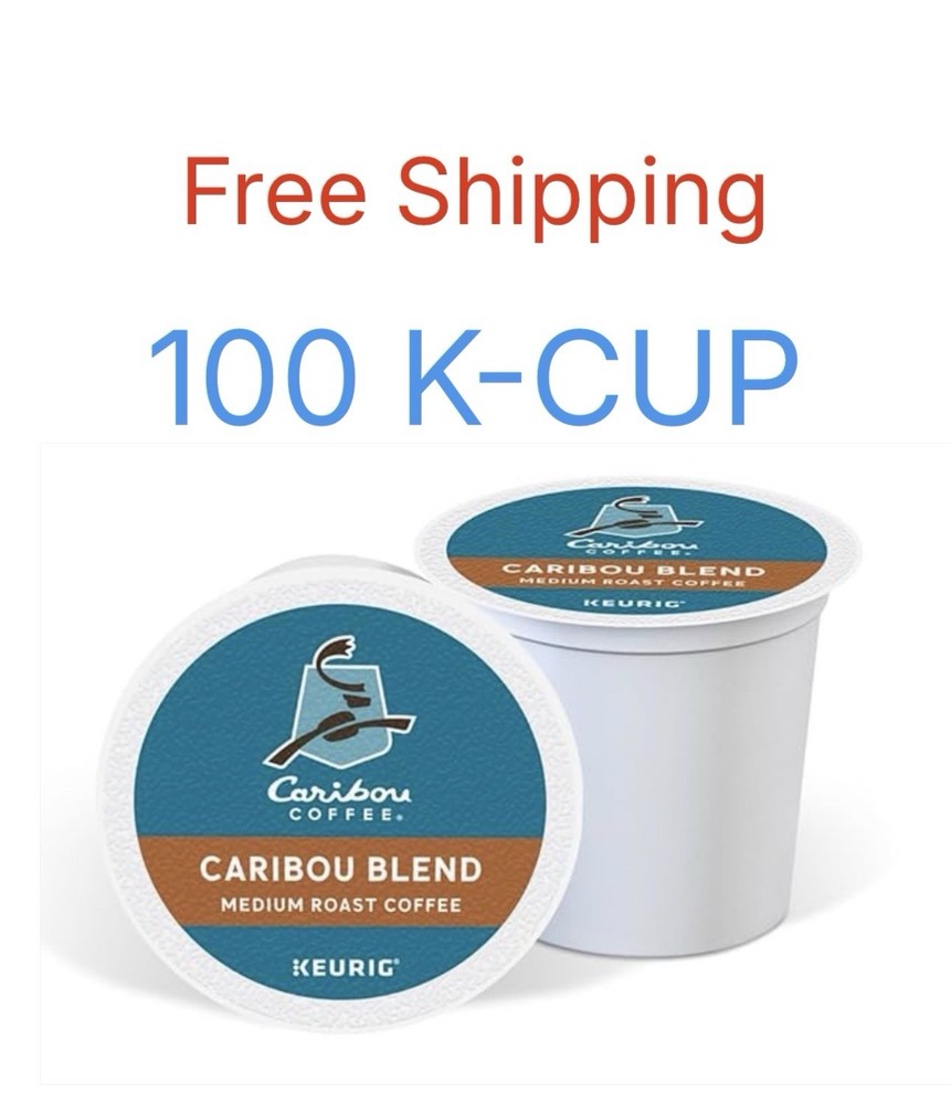 Caribou Coffee Caribou Blend Coffee K-Cup 100 Count - Bulk Free ShippingFree Shipping / Bulk Loose