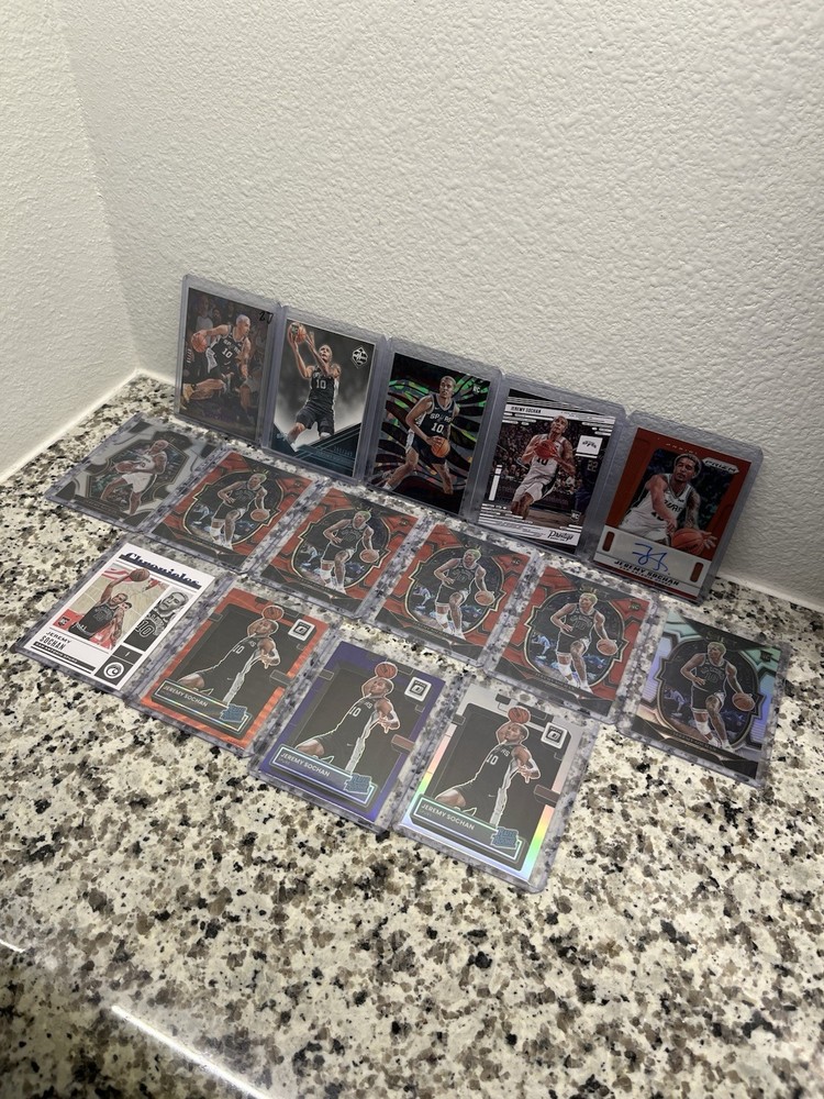 Jeremy Sochan San Antonio Spurs 15 Card Lot