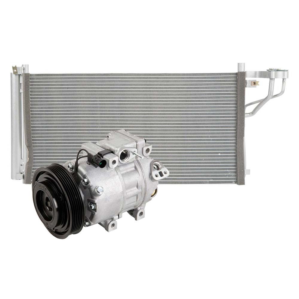 For Hyundai Azera & Sonata AC Compressor w/ A/C Condenser & Drier DAC