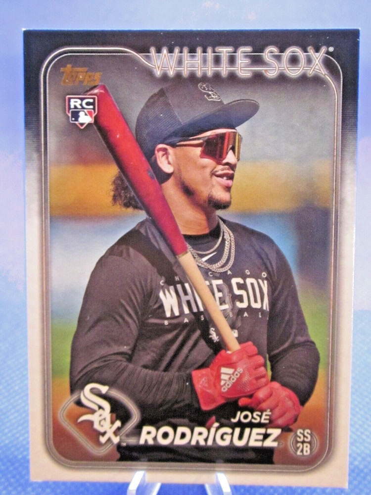 2023 Topps Series 1 #86 Jose Rodriguez Ssp Golden Mirror Variation White Sox Rc