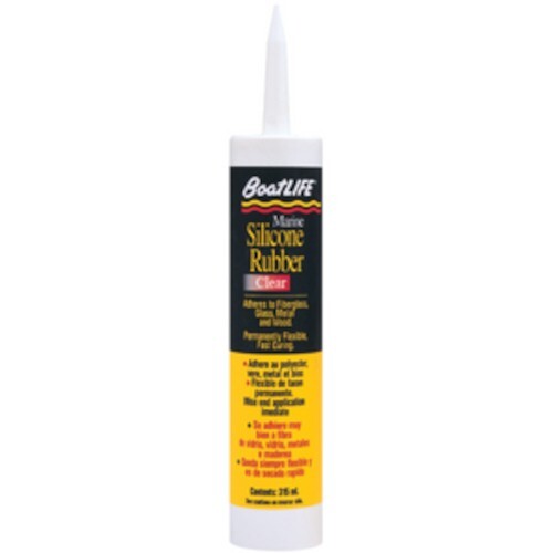 10.6 oz Black Acid-Free Marine Silicone Rubber Sealant for Boats and More-image
