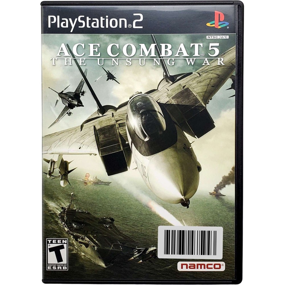 Ace Combat 5 Unsung War - Sony Playstation 2 PS2 Tested 1Y Guarantee-image
