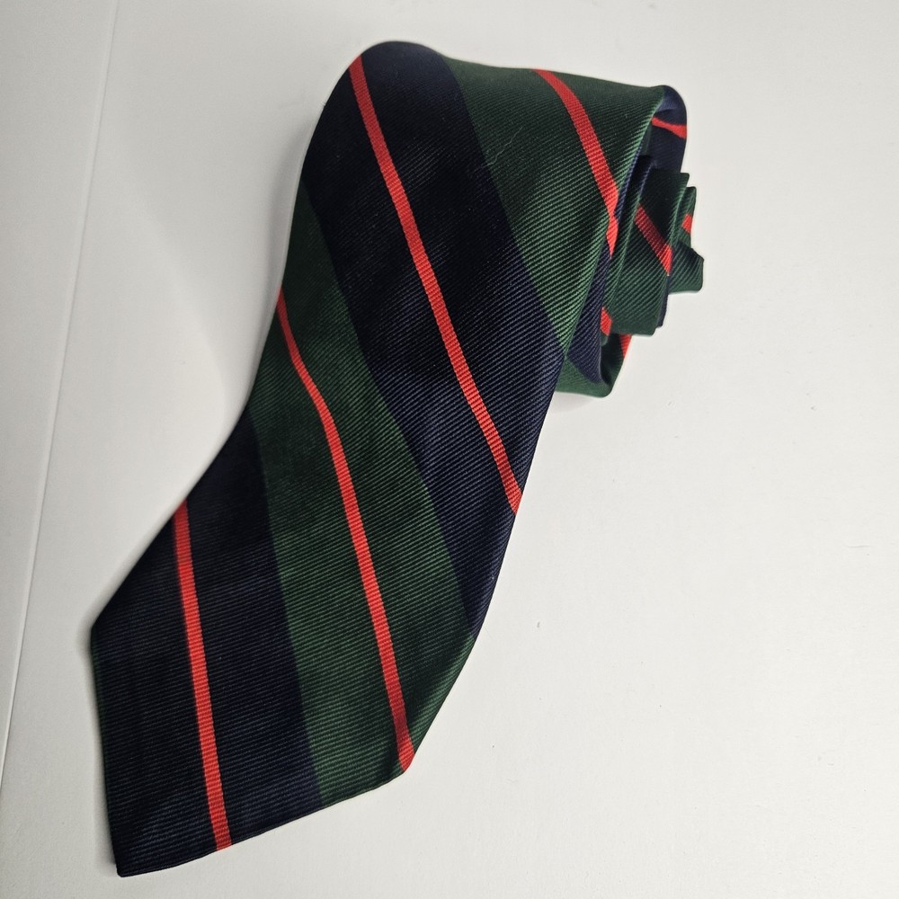 Robert Talbott Silk Necktie Mens Multicolor Striped Designer Tie