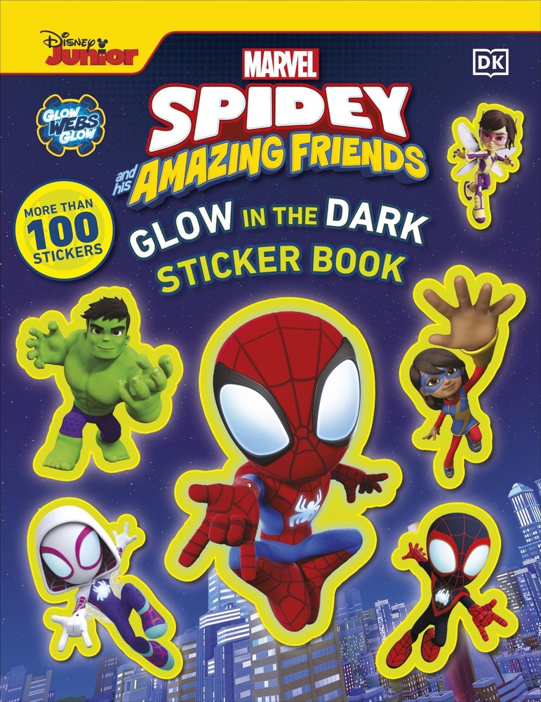 Marvel Spidey and His Amazing Friends Glow in the Dark Sticker Book: With More T
