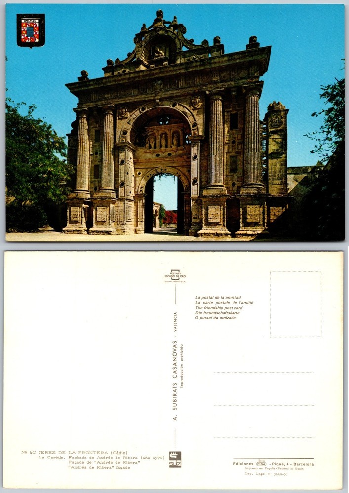 Continental Arco De La Frontera Jerez Postcard