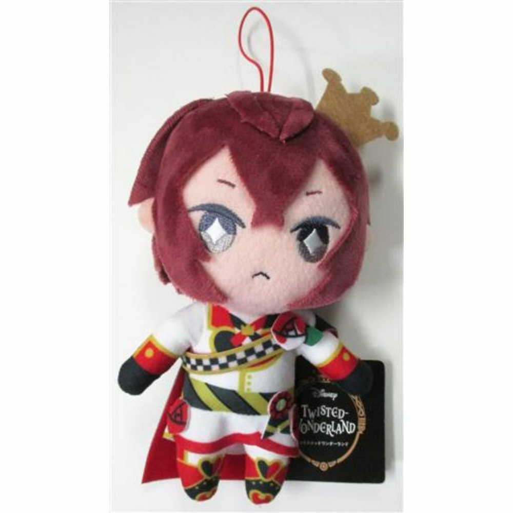 Disney Twisted Wonderland Riddle Rosehearts Plush EX Mascot Dormitory uniform