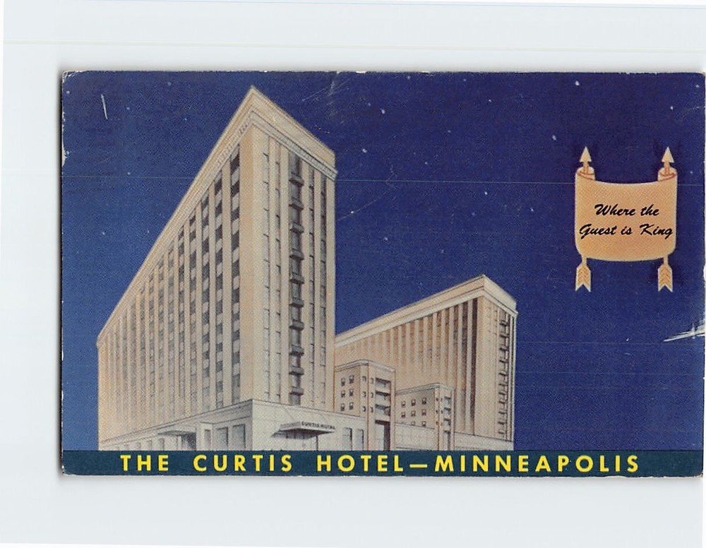 Postcard The Curtis Hotel Minneapolis Minnesota USA