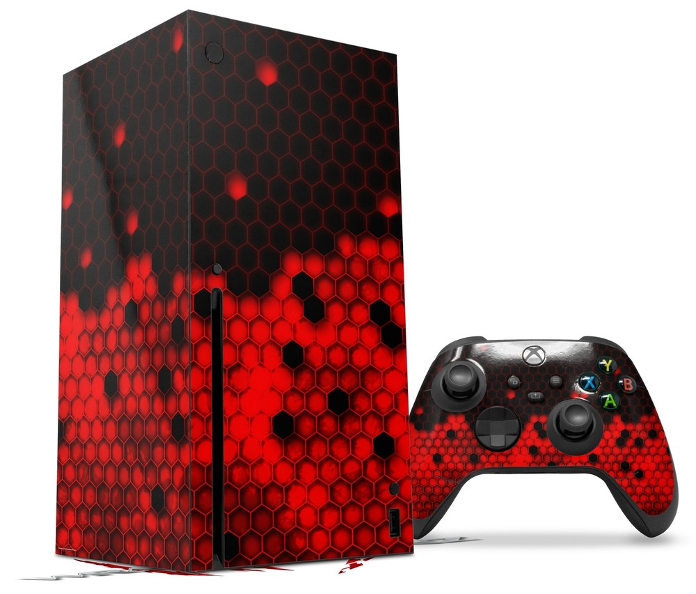 Skin Set for XBOX Series X HEX Red