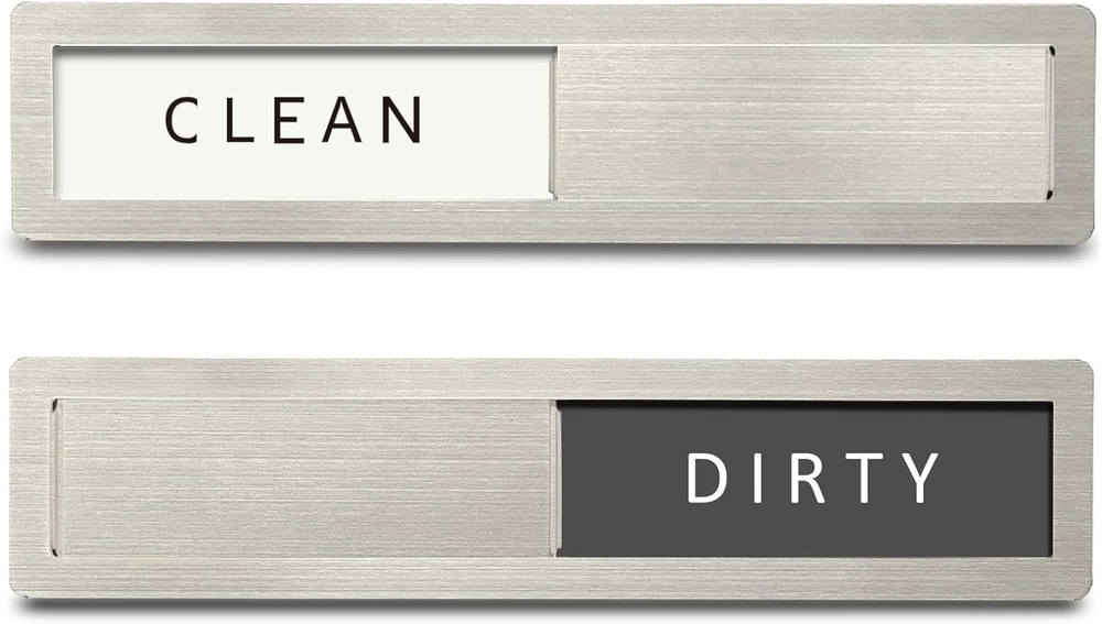 Dishwasher Magnet Clean Dirty Sign Premium Stainless Steel Clean Dirty Magnet fo