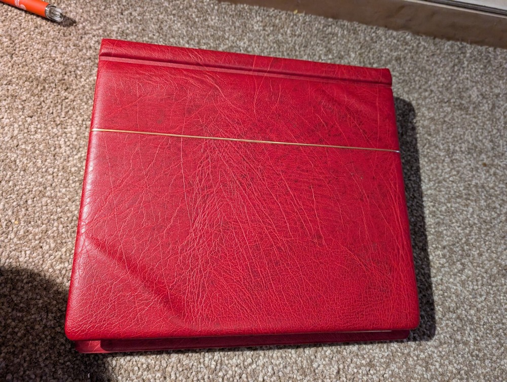 Lechtturm Austria album + printed pages Plus many hawid mounts good condition