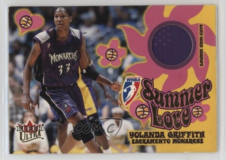 2002 Fleer Ultra WNBA Summer of Love Memorabilia Yolanda Griffith HOF 6o3Fulfilled by COMC - World’s largest consignment service