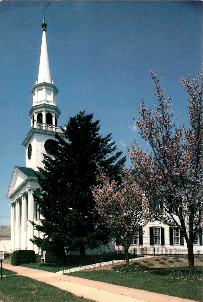 First Congregational Church, Guilford, Connecticut, 1989, Color Postcard