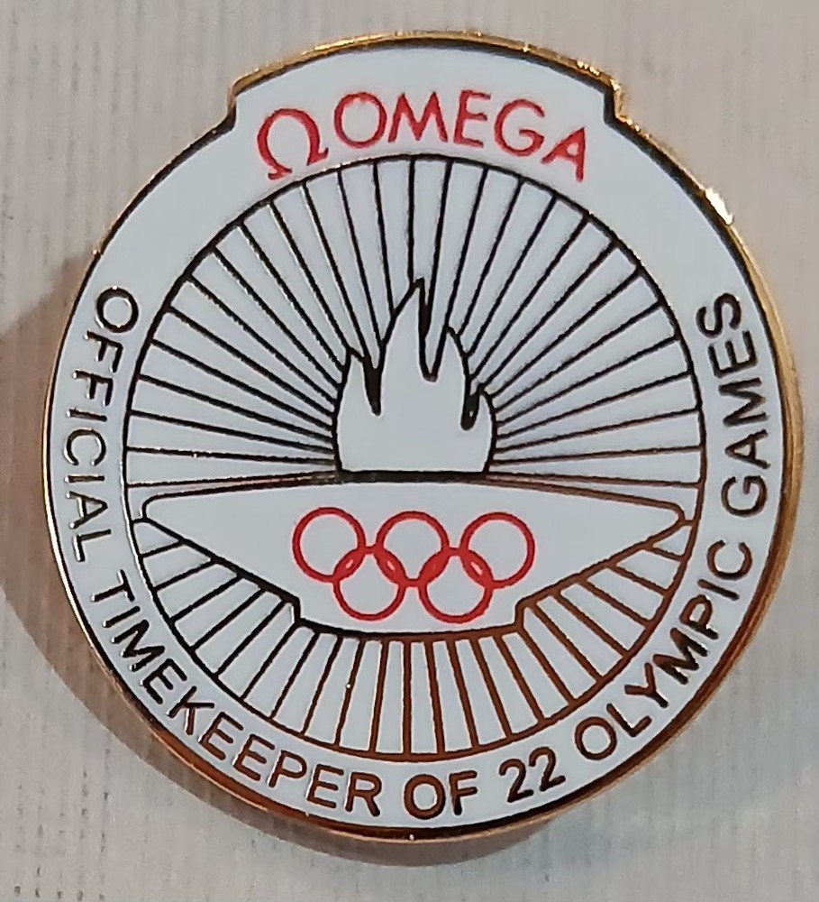 OMEGA - Official Timekeeper of 22 Olympic Games collectible pin. 1952 Helsinki?