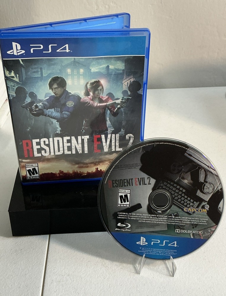 Resident Evil 2 (Sony PlayStation 4, 2019) PS4 Complete CIB Tested Works