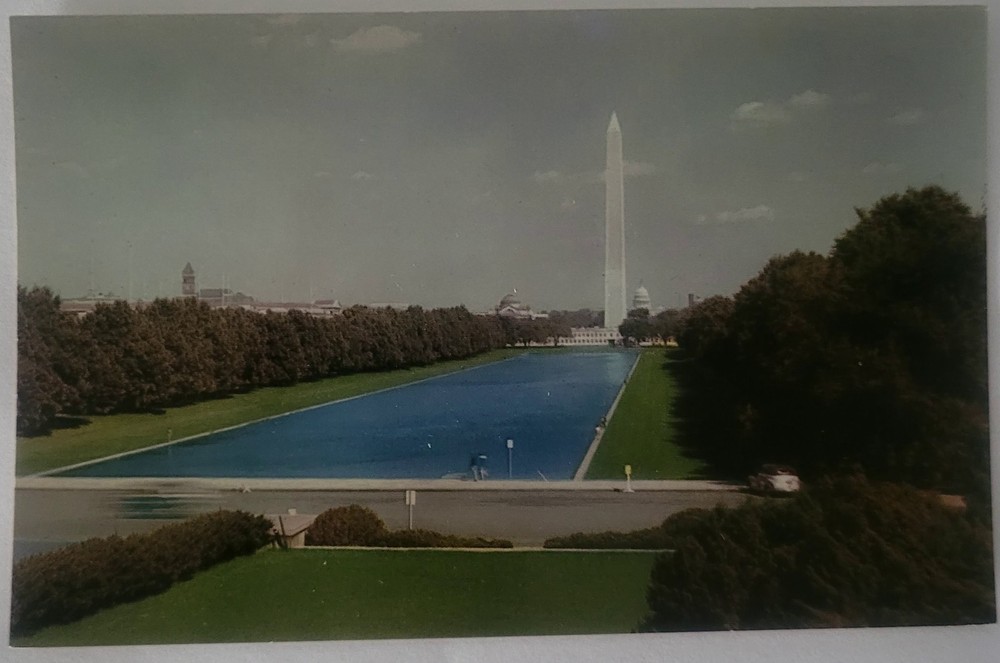 26069 Chrome 5.5 x 3.5 National Museum Washington Monument Washington D.C.