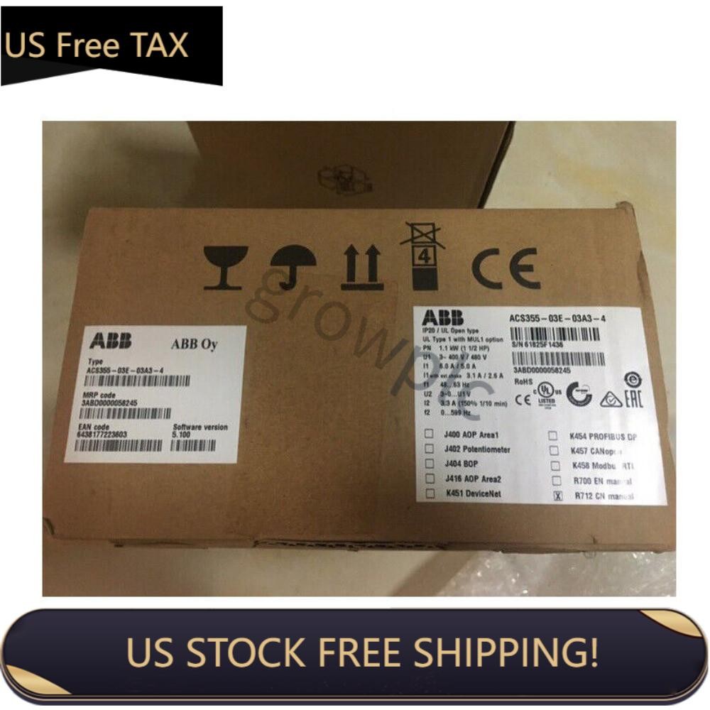 ACS355-03E-03A3-4 ABB Inverter Brand New in Box!Spot Goods No Keypad