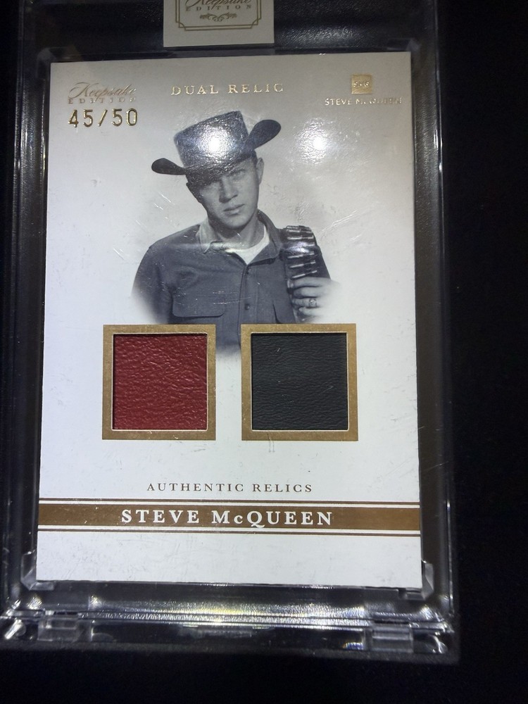 Steve Mcqueen Duel Relic  With Light Up Display Box