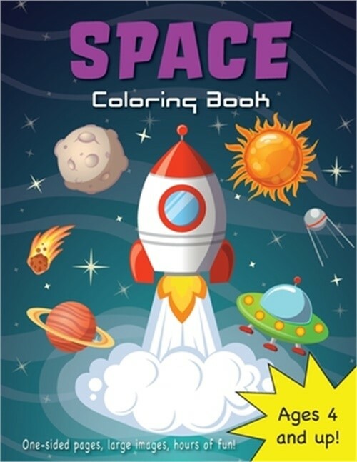 Space Coloring Book for Kids Ages 4-8! (Paperback or Softback)