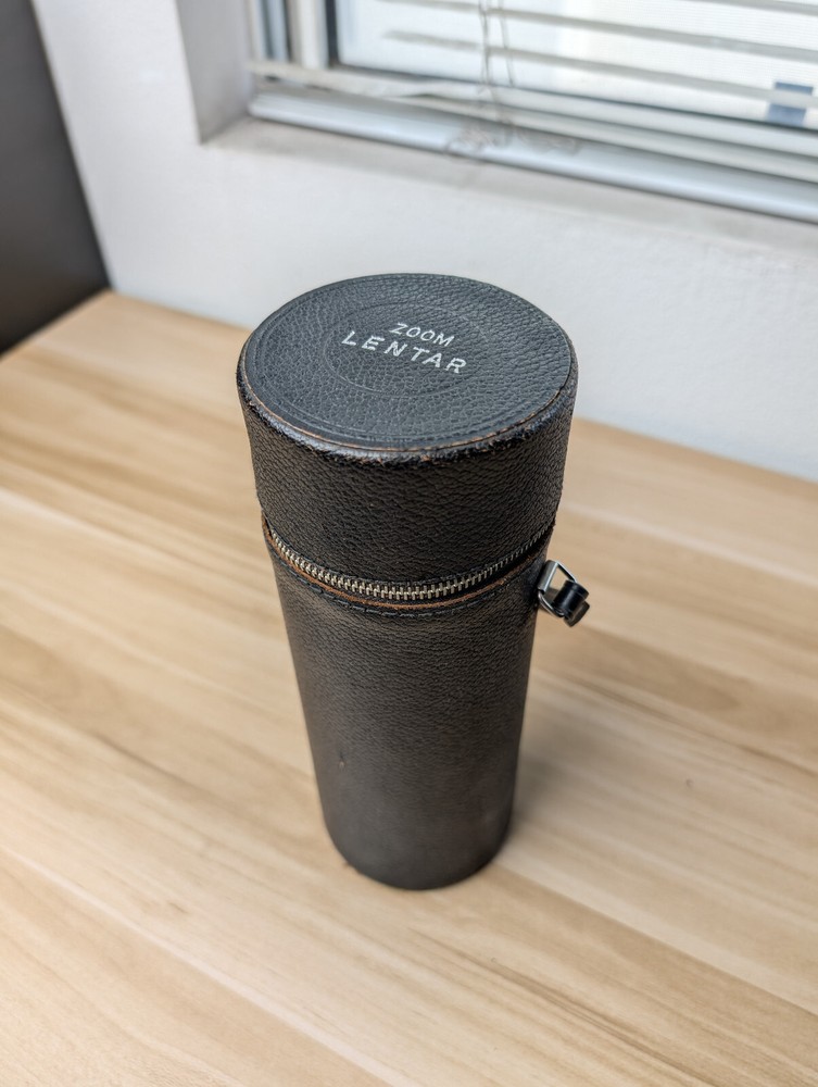 Vintage Lentar Zoom Hard Lens Case 8.5” x 2.75