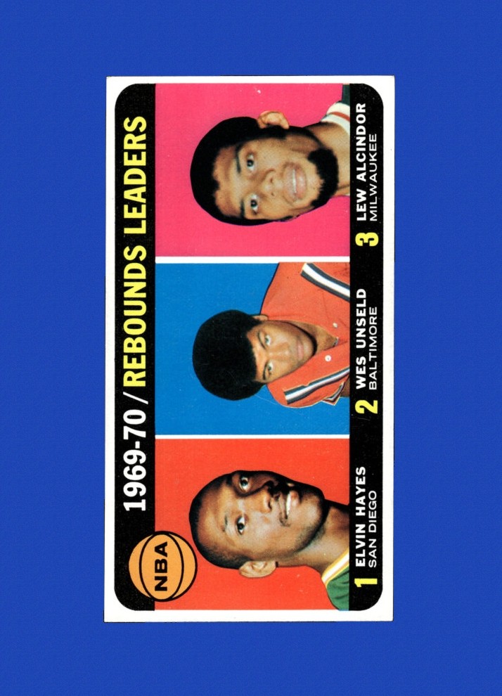 1970-71 Topps Set-Break #  5 Hayes/Uns/Alcindor Ll EX-EXMINT *GMCARDS*Consign with Greg Morris Cards