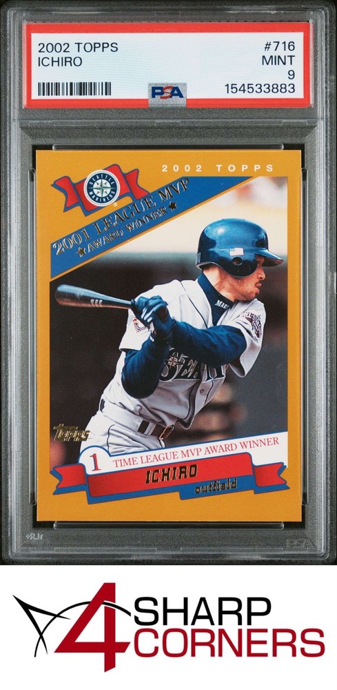 2002 Topps #716 Ichiro Suzuki Mariners Hof Psa 9Expert eBay listing since 2003:Consign your best today!