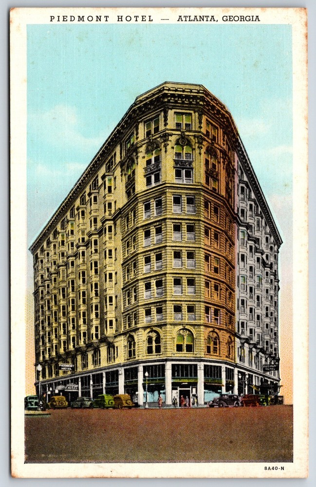 Postcard Piedmont Hotel Atlanta Georgia Unposted