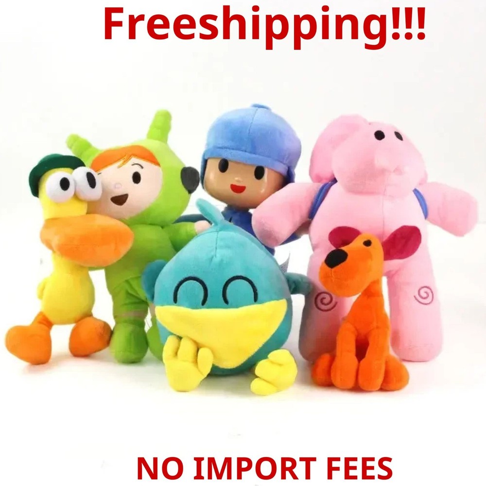 Pocoyo Plush Toy Stuffed Animal Elly Pato Loula Nina Sleepy Bird Doll