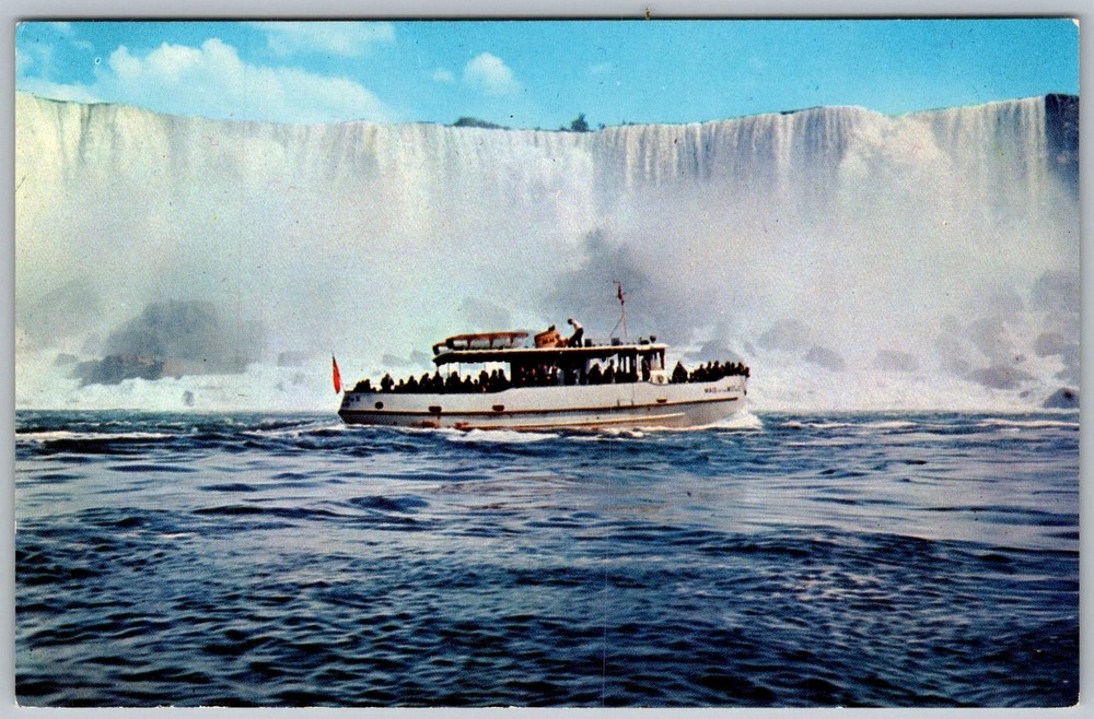 Vtg Postcard Maid Of The Mist Niagara Falls, NY 1950s