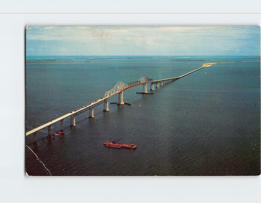 Postcard Sunshine Skyway Florida USA