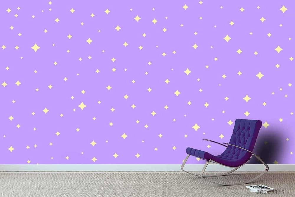 3D Star Cartoon Pattern Wall Murals Wallpaper Murals Wall Sticker