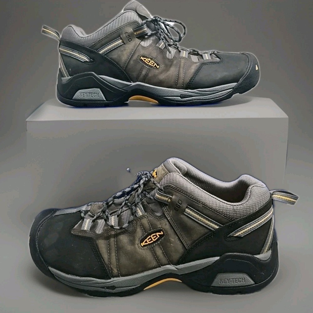 KEEN Utility Mens Detroit XT ESD Low Height Leather Soft Toe Work Shoe