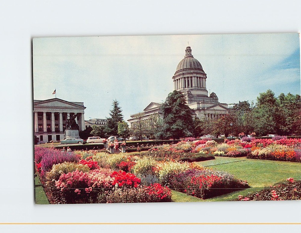 Postcard Washington State Capitol Olympia Washington USA