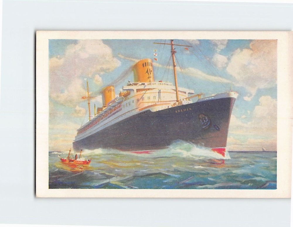 Postcard Express Liner Bremen