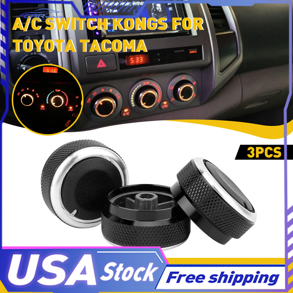 Car A/C Control Switch Knobs for Toyota Yaris Vitz XP10 1999-2006