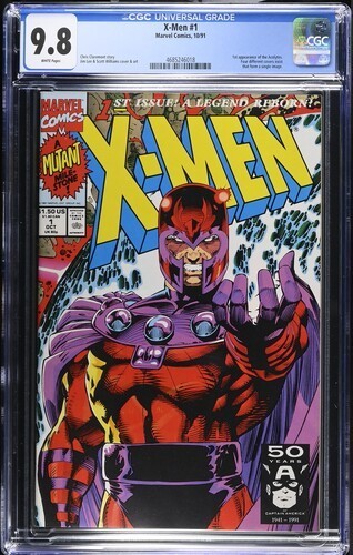 X-Men #1 1991 Marvel Comics CGC 9.8 Magneto cover 1st app Acolytes 018